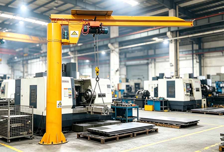 Jib crane for CNC machine loading unloading Jib crane for CNC machine loading unloading
