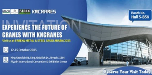 يدعوك Kncranes بحرارة لحضور Fabex & Metal & Steel Saudi Abelight 2025
