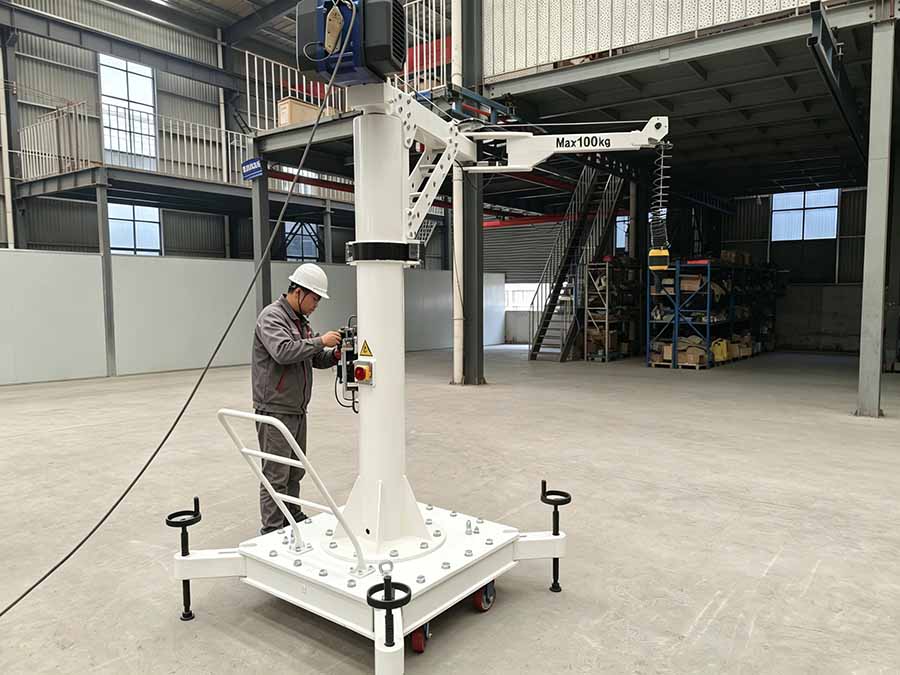 Portable Articulating Jib Cranes Portable Articulating Jib Cranes